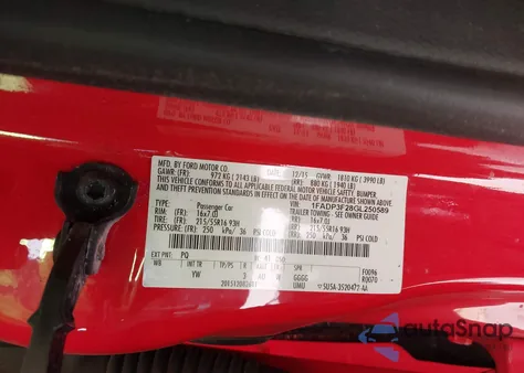 2016 Ford Focus Se из США, поврежденный, VIN 1FADP3F28GL250589